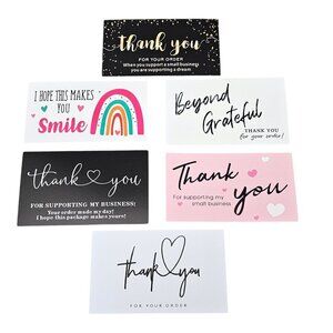 Thank You Reseller Business Appreciation Cards 50 Pick Your Favorite Ones